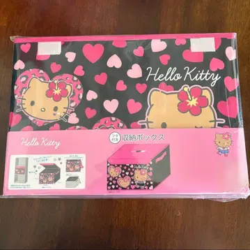 Hello Kitty 수납 박스 하트 무늬