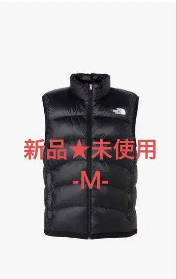 새상품 THE NORTH FACE 블랙 다운 베스트 수납 봉투 포함