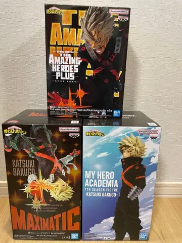 바쿠고 카츠키 피규어 3개 세트