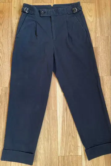 foufou adjust straight pants 네이비 S