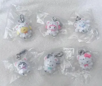 산리오 메지루시 액세서리 복슬복슬 스노우