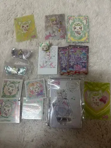 큐어즈 큔 쁘륀 아크릴 스탠드 클리어 카드 카드 구미 키라룬 리본