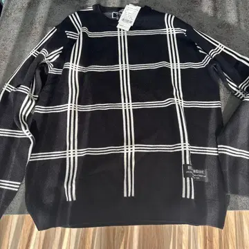 아담스 저글러 RETROENGINE 체크 무늬 니트 스웨터