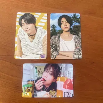 timelesz 하시모토 쇼세이 트레이딩 카드 3장 세트