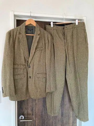 ENGINEERED GARMENTS 셋업 체크 무늬 수트 S 사이즈