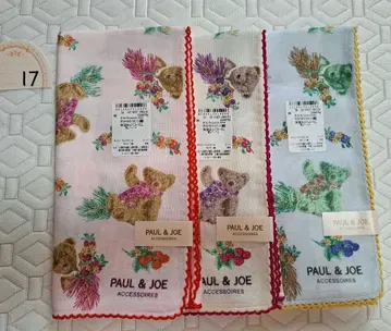 PAUL & JOE 손수건 세트 3색