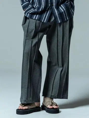 glamb 와이드 팬츠 L 사이즈 그레이