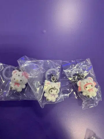 산리오 메지루시 액세서리 복슬복슬 스노우