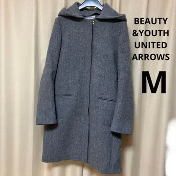 BEAUTY&YOUTH UNITED ARROWS M 후드 부착 울 코트
