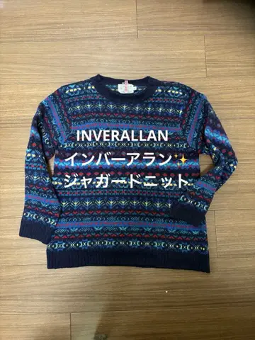 INVERALLAN 인버아란 자카드 니트