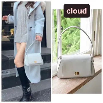네고 불가 [ 새상품급 ] 클래식 레이디 바게트 백 클라우드