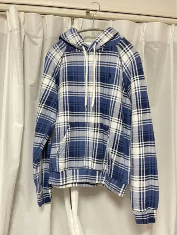 폴로 랄프 로렌 여성용 체크 후드티