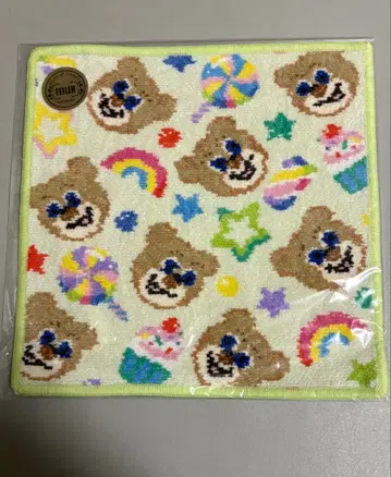 [ 미사용 새상품 ] 페이러브라리 손수건 해피팝 니코