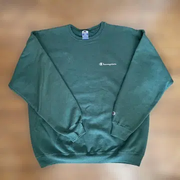 Champion 다크 그린 맨투맨 L 사이즈