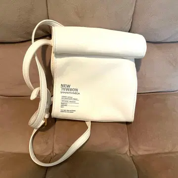 사만사 타바사 화이트 숄더백