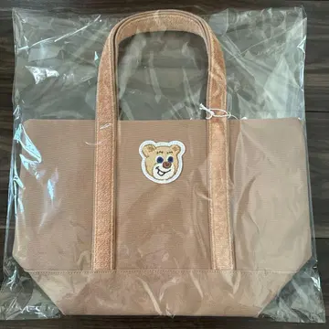 러브러리 바이 페이 페이 올드 테디 와펜 토트백 베이지