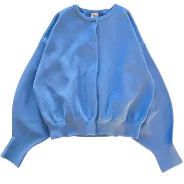 새상품급 Dot and Stripes 밀라노 리브 퍼프 슬리브 가디건