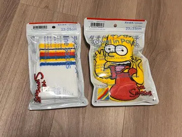 훼미리마트 심슨 양말 타월