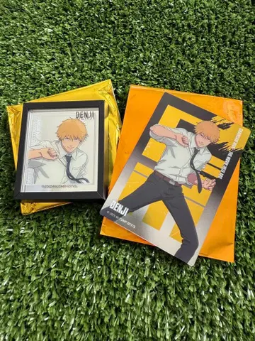 체인소 맨 트레이딩 프레임 마그넷 미러 & 메탈 카드 세트