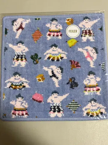 [ 미사용 새상품 ] 페이러 러브러리 손수건 핫케요이 스모 선수