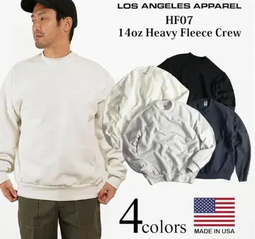 [ 새상품 ] 로스앤젤레스 어패럴 HF07 14온스 크루넥 맨투맨