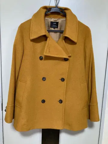 23구 울 더블 브레스트 코트 사이즈 50 카멜