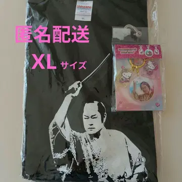 마츠다이라 켄 마츠켄 사무라이 T셔츠 XL 사이즈 헬로키티 3단 키링