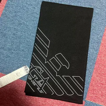 EMPORIO ARMANI 이탈리아제 머플러 블랙 엠포리오 아르마니