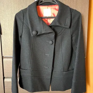 MINIMUM 블랙 피코트 사이즈 2