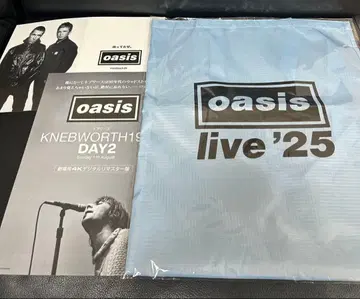 oasis live '25 네브워스 에코백 플라이어 포스터
