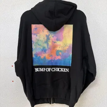 BUMP OF CHICKEN 블랙 후드티 나나이로