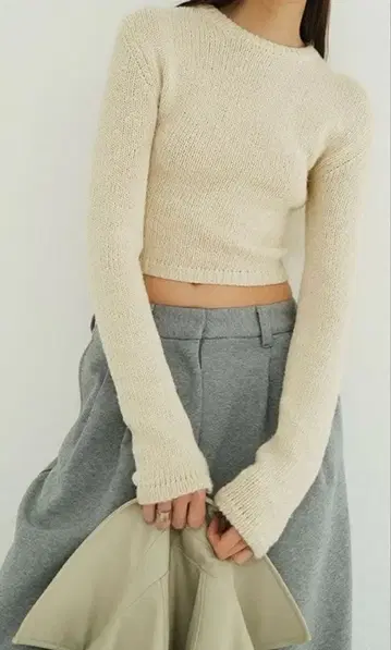 CLANE COTTON SHORT KNIT TOPS