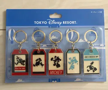 도쿄 디즈니 리조트 아크릴 키링 5개 세트