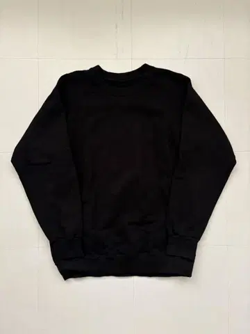 쿠메 섬유 맨투맨 사이즈 M 블랙