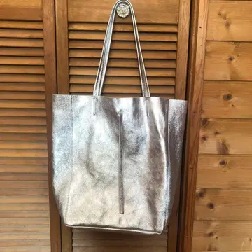 마르코 비안키니 실버 토트백