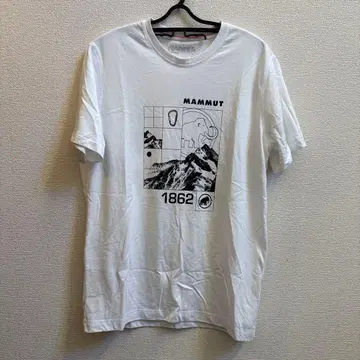 MAMMUT 화이트 T셔츠 M 사이즈 1862