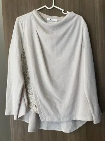 [ 미사용 ] You nari 베이지 긴팔 니트 LL