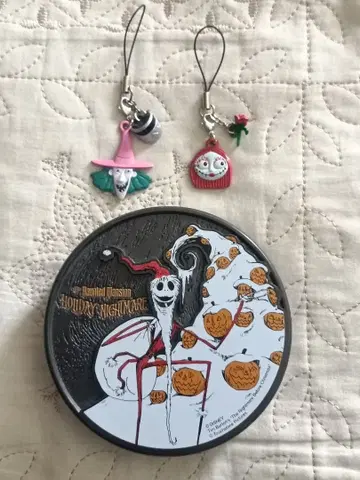 레어! 디즈니 나이트메어 비포 크리스마스 빈 케이스 & 스트랩 세트