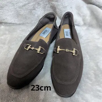 GRISE 다크 브라운 비트 로퍼 23cm