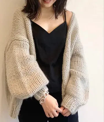 윔 가젯 Whim Gazette 모헤어 니트 가디건