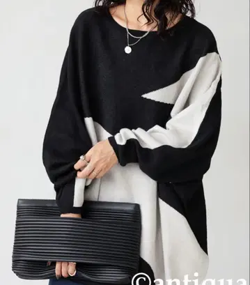 안티카 돌먼 니트 미사용 새상품