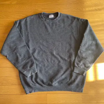 PLUMA 맨투맨 XL 사이즈 차콜 그레이 페이드 OVY