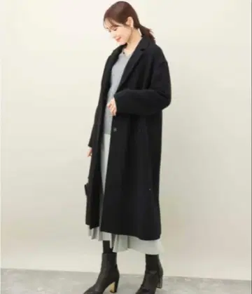 CLOCHE 코트 네이비 컬러 클리닝 완료