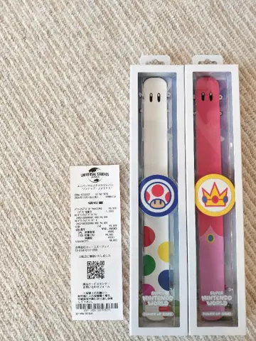 파워업 밴드 키노피오 피치 공주 2개 세트 USJ 닌텐도 월드