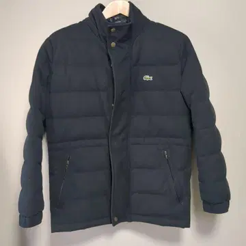 LACOSTE 다운 자켓 블랙 M L