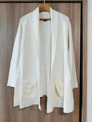 Theory 코튼 캐시미어 가디건 화이트 S