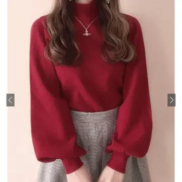 GRL 그레일 캐시미어 터치 하이넥 니트탑