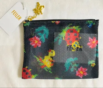 메쉬 파우치 S 하이디 블랙 페이러 파우치 블랙 기프트 메쉬