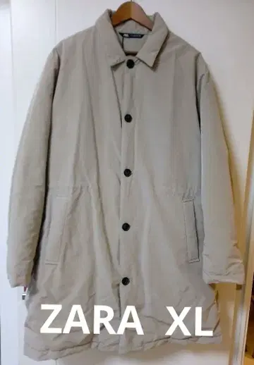 ZARA MAN 충전솜 스텐 칼라 코트 새상품 택 포함 XL