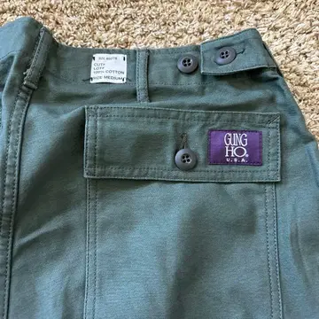 GUNG HO 건호 패티그 팬츠 베이커 크림슨 어드밴스드 가먼츠